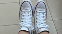 匡威（Converse）All Star夏季经典帆布男女高帮休闲运动小白鞋101009 101009/白色 39 实拍图