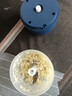 绞肉机小型打蒜器家用绞蒜切蒜器多功能辅食料理机电动蒜泥神器蒜蓉机自动切菜机压蒜器 宝蓝色- 0.26L （升级大电机） 实拍图