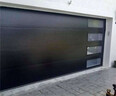 别墅车库门翻板门电动遥控全自动智能家用车库门农村自建房铝合金车库门 纯白色(按1平方定制) 实拍图