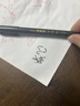 斑马牌（ZEBRA）中楷 学生毛笔练字笔 书法笔请柬笔 WF3 黑色笔杆 单支装 实拍图