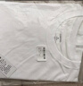 立蒙（LIMENG）男女装素色180g全棉短袖t恤圆领宽松体恤打底衫 白色 3XL 实拍图
