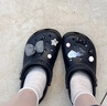 卡骆驰（CROCS）贝雅洞洞鞋男鞋女鞋轻便耐磨一脚蹬拖鞋休闲鞋百搭花园鞋|10126 黑色-001 36 /37(220mm) 实拍图