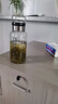 【送杯套】大容量加厚玻璃杯子便携杯茶水分离带杯套泡茶水杯 透明 1000ml吨吨桶 1只装 实拍图
