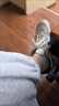飞跃（Feiyue）官方男鞋夏季新款鞋子男时尚百搭经典板鞋男潮流网面透气跑步鞋男 米/黑 41 (255mm) 实拍图