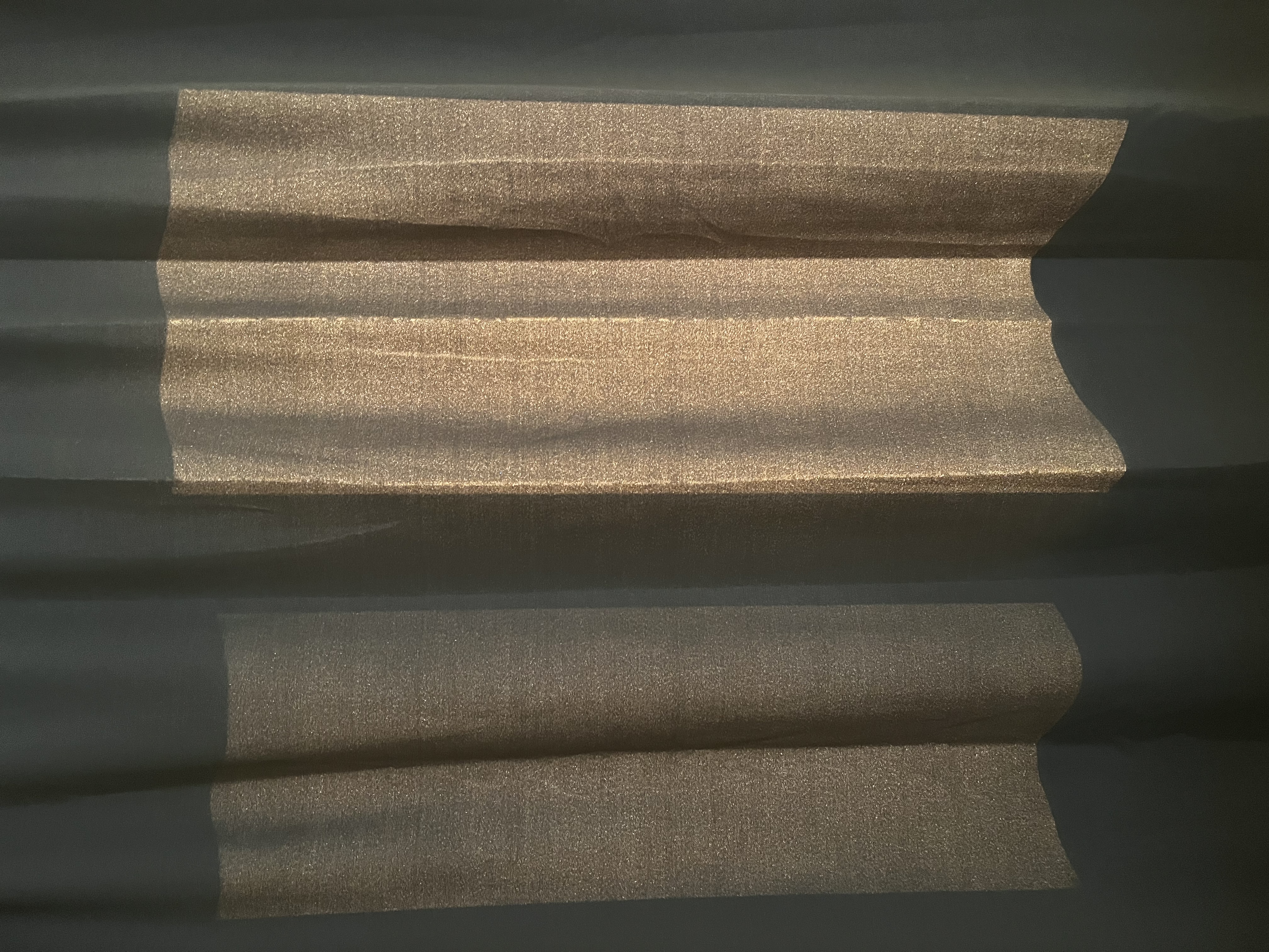 金蝉窗帘家用遮光客厅卧室抗菌隔音遮光窗帘轨道挂钩式 奶茶色150*200 实拍图