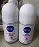 妮维雅（NIVEA）抑汗香体腋下止汗露干爽滚珠珍珠莹彩爽身走珠液50ml*2生日礼物 实拍图