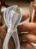 艾昊者适用苹果数据线iPhone14/13/12/11promax/6s/7/8plus液态软胶充电线带灯手机通用快充 自带柔和灯【蓝色】液态防断耐用线材 1.5米 实拍图