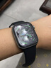 Apple/苹果 Watch S11 智能手表GPS+蜂窝款46毫米深空灰色铝金属表壳黑色运动型表带M/L MFDE4CH/B 实拍图
