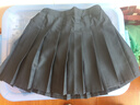 衣诺坊女童百褶短裙酒红带安全裤六一演出合唱服藏青色表演裙子女生裙子 实拍图