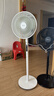 美的（Midea）【幸运草安睡1S】一级能效直流变频声控电风扇家用遥控卧室静音落地扇台式桌面抗菌大风力转页扇 实拍图