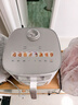 美的（Midea）【价保618】0氟新风炎烤空气炸锅家用 6.5L大容量多功能免翻面双可视空气炸锅蒸烤一体烤箱KZC6521 实拍图