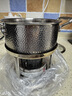 美厨（MAXCOOK）304不锈钢火锅 三层钢酒精小火锅干锅16cm 户外家用锅具MCT3864 实拍图