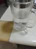 富光双层玻璃杯商务泡茶杯子 大容量男女耐热办公水杯带把黑色320ml 实拍图