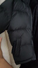 保姆鹅 儿童羽绒服宝宝短款加厚白鸭绒外套男童女童保暖防风冬[NG2637] 黑 120 实拍图
