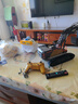 汇纳玩具大号遥控工程车合金自卸车挖掘机玩具模型大比例四驱男孩儿童礼物 22通道全功能挖掘机【合金挖头】 实拍图