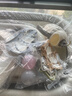 iuu婴儿洗澡盆 可折叠宝宝浴盆大号 洗澡神器躺托浴架新生儿童用品 【北欧灰-无线感温】皇冠折叠浴盆-全套 材质：FDA食品级材质检测认证 实拍图