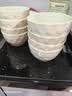 浩雅釉下彩陶瓷碗具套装陶瓷米饭碗餐具奶油风混色4.5英寸饭碗8个装 实拍图