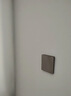 国际电工无线开关 遥控开关免布线无线面板220v智能双开双控随意贴 灰色一开：1个主开关+1个随意贴 实拍图