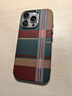 巴蒂尼 山与星河适用iPhone17ProMax手机壳高级感苹果16Pro磁吸凯夫拉纹理15超薄防摔14手机套13男女 红绿格纹【夜光磁吸硬壳】铝合金镜框 iPhone 16 Pro 实拍图