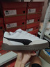 彪马（PUMA）面包鞋|经典复古休闲板鞋男女透气运动鞋PARK 397262 白-黑色-灰色-01 35.5 【偏小,建议拍大半码】 实拍图