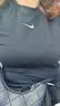 耐克NIKE春夏女短袖T恤 速干透气 运动休闲 紧身衣FV7843-010 黑M 实拍图