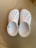 卡骆驰（CROCS）贝雅洞洞鞋男鞋女鞋轻便耐磨一脚蹬拖鞋休闲鞋百搭花园鞋|10126 白-100(含智必星) 36 /37(220mm) 实拍图