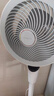 艾美特（AIRMATE）【天鹅MAX】空气循环扇直流变频家用大风力电风扇卧室轻音一级能效负离子净化语音落地扇 SRDI151 实拍图