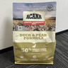 愛肯拿（ACANA）狗粮清火鸭肉梨成犬幼犬低敏去泪痕通用原装进口粮2kg效期27/5 实拍图