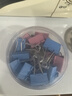 得力（deli）48只32mm彩色长尾夹票夹  大桶装票夹  办公用品 48只/筒 8553-D 实拍图
