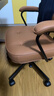 宜家（IKEA）【单品包邮】阿勒夫耶正品人体工学椅办公椅真皮电脑椅商务老板椅 【头层牛皮-真皮】金棕色 实拍图