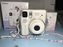 富士instax miniSE 一次成像拍立得相机 旅行 智能 拍照  送女生 生日礼物 代写贺卡 白色 官配（含专属配件盒） 实拍图