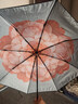 蕉下（beneunder）防紫外线遮阳伞三折双层黑胶晴雨伞防晒伞BM011花椿 实拍图