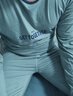 雪茜曼男士睡衣男莫代尔柔软舒适圆领长袖长裤宽松可外穿家居服套装 2XL 实拍图