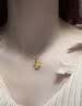 中国黄金（CHINA GOLD）黄金四叶草项链女款足金幸运草吊坠锁骨情人节生日礼物送女友老婆 【京速达】四叶草吊坠【赠银镀金链】约0.75g 实拍图
