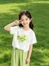 真维斯童装女童夏季套装2026新款儿童纯棉短袖t恤中大童洋气夏季两件套 晒单实拍图