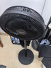 美的（Midea）【价低头部主播9折】七叶轻音立式电风扇家用柔风落地扇台式桌面小型风扇大风量节能摇头 SAF30AB 实拍图