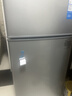 华宝小冰箱小型家用出租房用冷藏冷冻两用一级能效节能省电迷你宿舍寝室办公室二门电冰箱 【一级能效】86L银色【全国联保】 实拍图