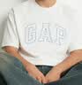 盖璞Gap男女装2026春季新款纯棉logo字母宽松短袖T恤百搭上衣 白色 868224 XL (180/100A)亚洲尺码 实拍图