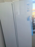 海尔（Haier）冰箱620升双开门对开门冰箱风冷无霜一级能效双变频家用大容量白色电冰箱以旧换新 冰雪白+一级双变频+黑金净化抗菌+90°开门悬停 实拍图