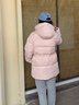 波司登（BOSIDENG）冬季羽绒羽绒服女士加厚90绒鹅绒连帽商场同款时尚百搭休闲外套 冰穹提花粉9EC3 M 165/88A 体重约110-120斤 实拍图