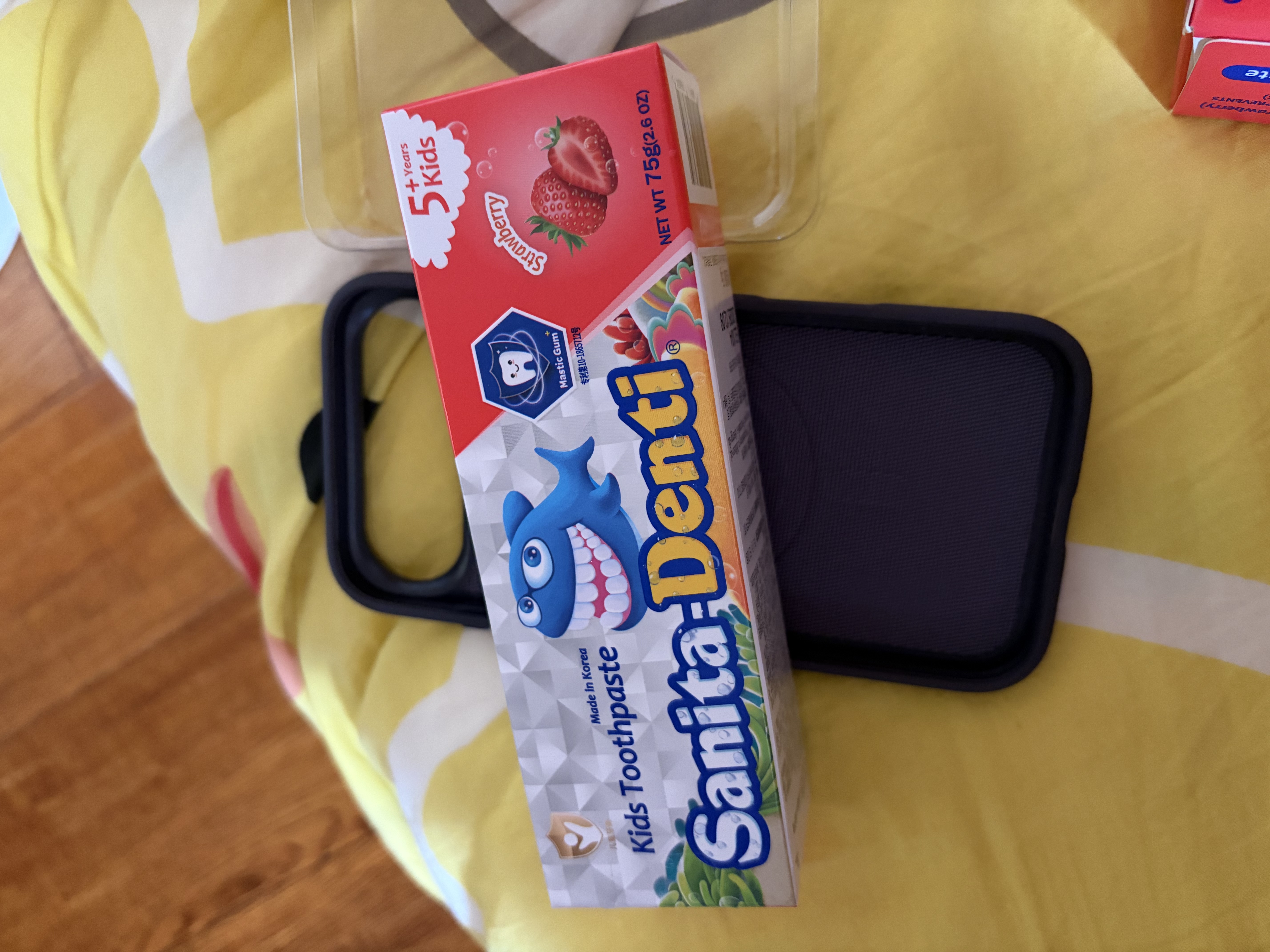 sanita-denti韩国进口莎卡儿童牙膏 小学生换牙青少年含氟防蛀清洁6-12木糖醇 实拍图