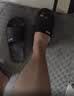 回力拖鞋男女凉拖鞋抑菌防滑浴室内外穿软弹凉拖鞋HL0397黑色44-45码 实拍图
