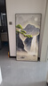 好久不见流水生财玄关装饰画新中式入户门竖版壁画山水画背景墙挂画 实拍图