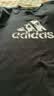 阿迪达斯（adidas）短袖t恤男士夏季跑步健身运动衣快干衣透气男装T恤  黑白 XL 实拍图