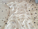 童泰（TONGTAI）宝宝秋衣套装夏季纯棉婴儿内衣儿童睡衣秋裤家居服提花蓝色80cm 实拍图