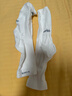 迪卡侬（DECATHLON）透气吸汗袜子运动袜高帮棉袜柔软舒适男女长袜 RS160-休闲白色-3双装 【43-46】(鞋码43/44/45/46) 实拍图