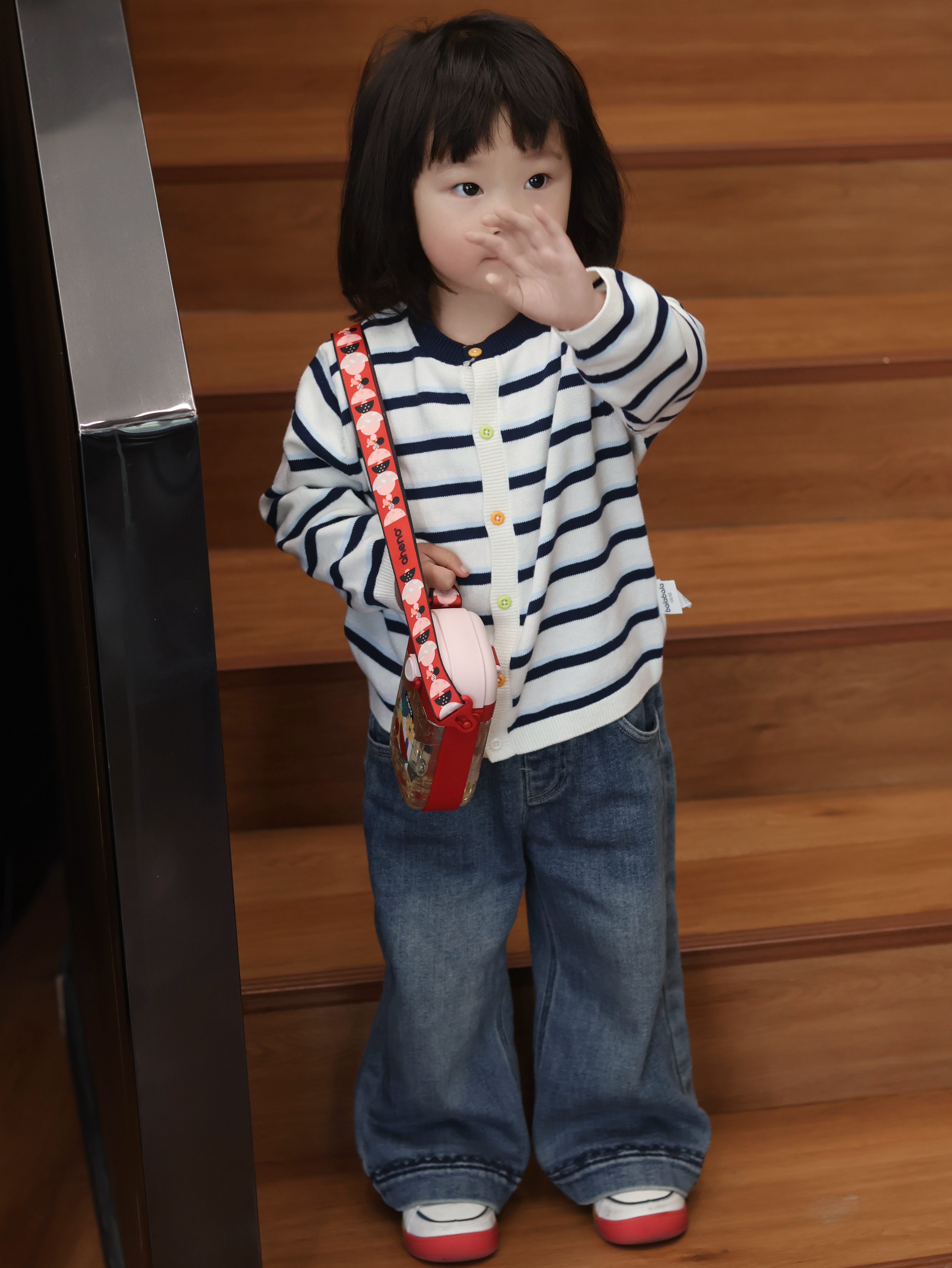 恩尼诺（aneno）方形水杯水壶儿童吸管杯PPSU重力球宝宝学饮幼儿园喝水杯小学生 海曼红【加赠直通畅饮吸管头，可升级大童使用】 380ml 380ml 实拍图