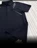 迪桑特（DESCENTE）TRAINING系列男士吸湿速干防晒短袖POLO衫夏季新品 NV-藏青色 XL (180/100A) 实拍图