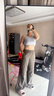 lululemon丨Crinkle Nylon 女士宽松款工装裤*常规版型 LW5HJKS 深卡其 M 晒单实拍图
