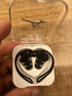 美津浓（MIZUNO）游泳耳塞防水中耳炎带挂绳防丢泳镜成人儿童硅胶堵耳装备N2001黑 实拍图